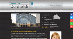 Desktop Screenshot of fensterdurchblick.com